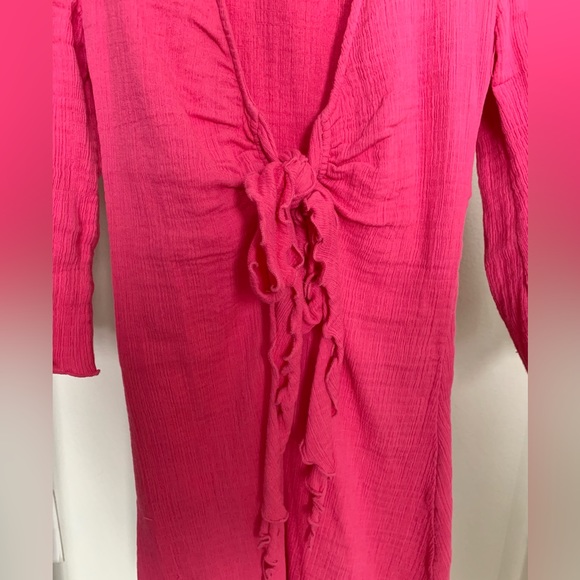 Free People Kianni Mini Dress in Hot Pink - Picture 5 of 6